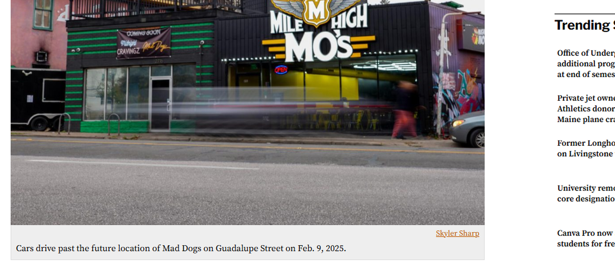 Halal hot dog franchise to relocate to Guadalupe Street