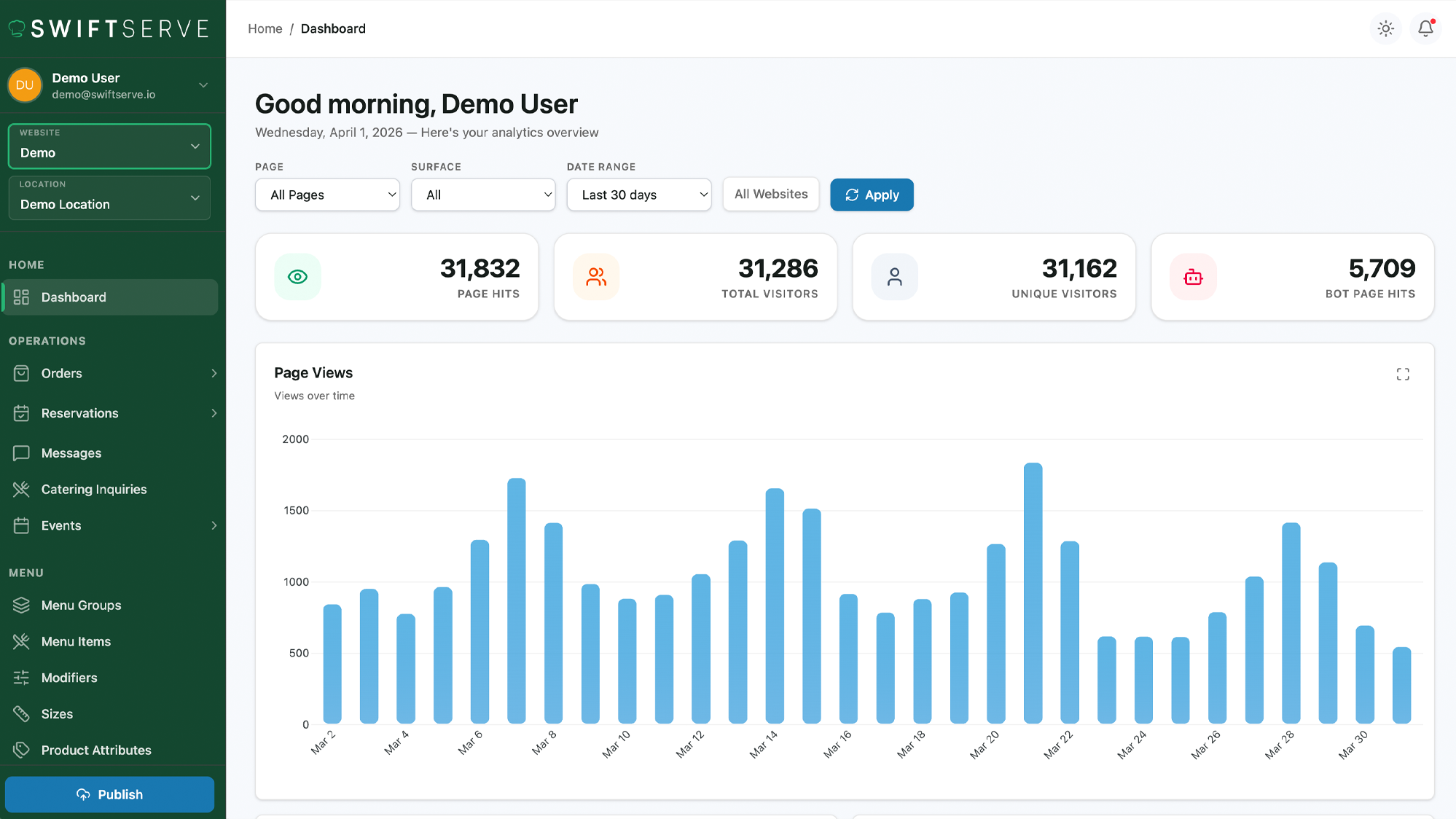 Restaurant Website & Online Ordering Platform